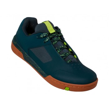 CRANK BROTHERS SHOES STAMP LACE PETROL/LIME - GUM OUTSOLE SPLATTER 38