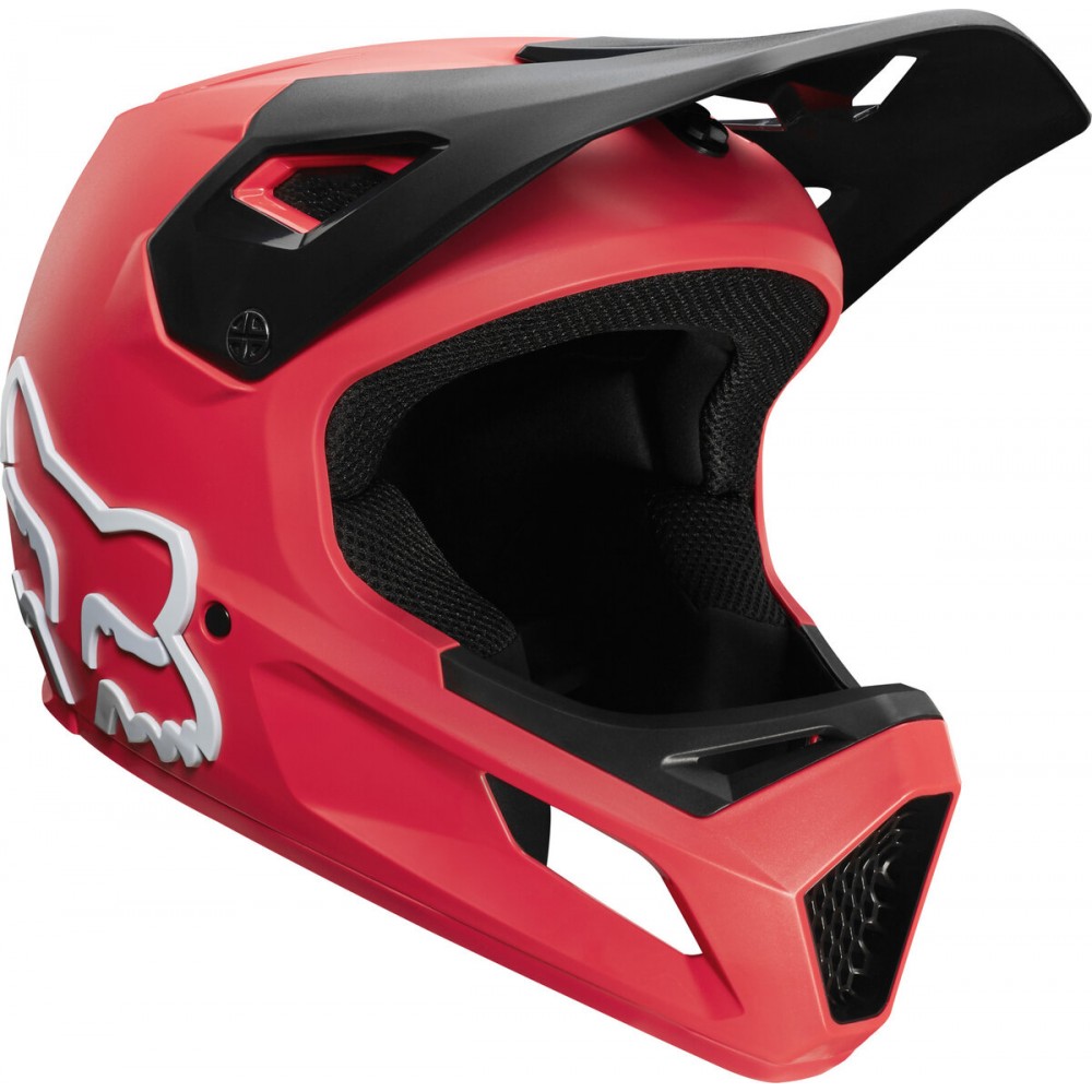 Casco Bicicleta Niño Rampage Amarillo Fox