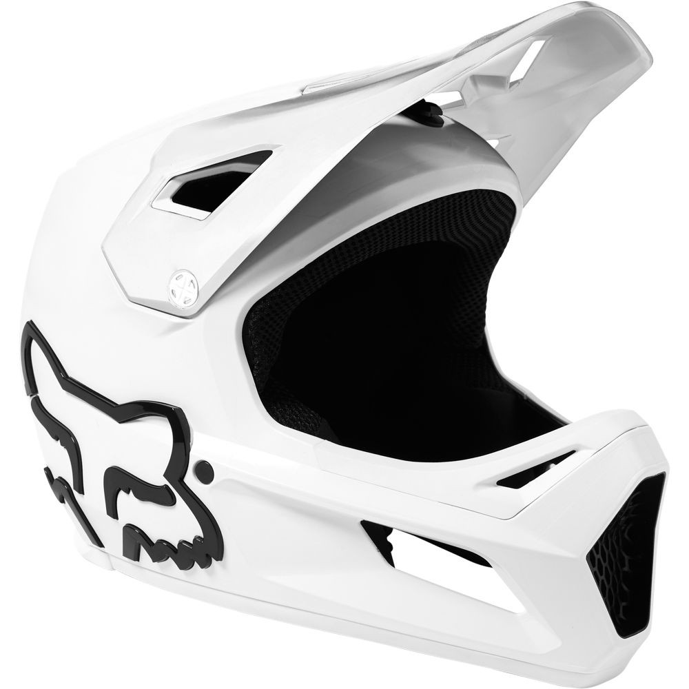 Casco bicicleta niño azul blanco y negro