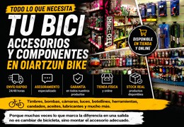 Mucho más que bicicletas: descubre todos los accesorios de Oiartzun Bike
