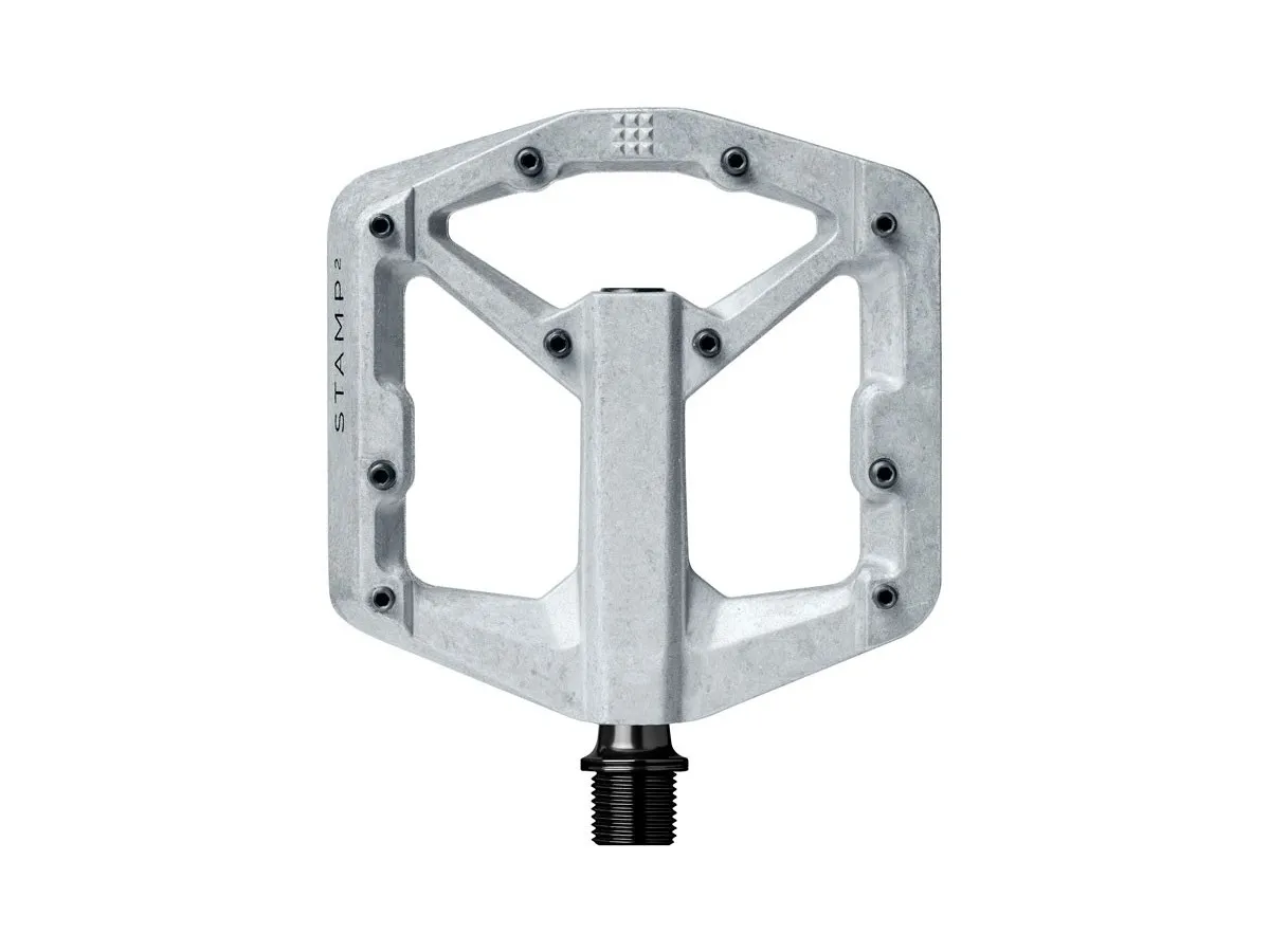 CRANK BROTHERS PEDAL STAMP 2 SMALL RAW SILVER NUEVO